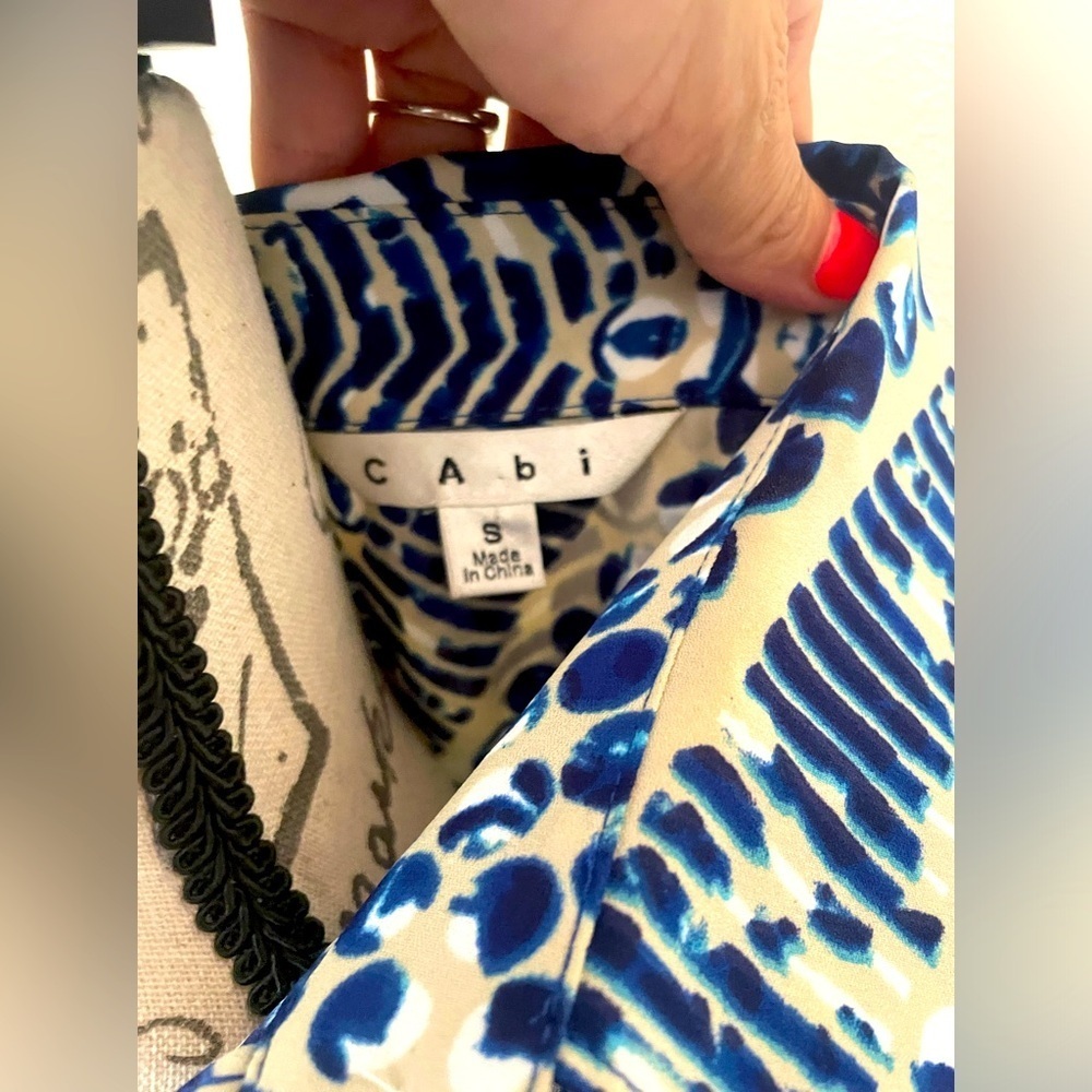 💎 CAbi button up long sleeve dress size small EUC ❤️ - Picture 8 of 10